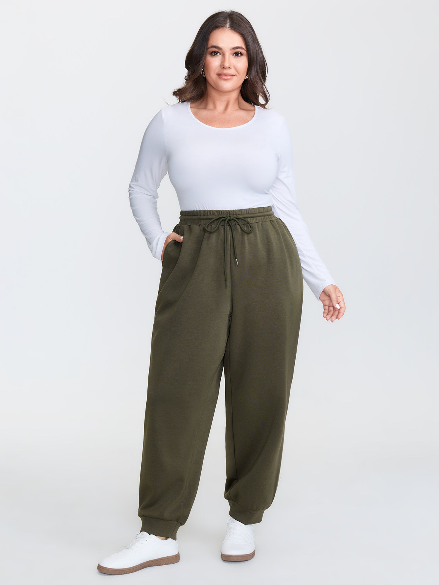 Supersoft Stretchy Drawstring Knit Pants