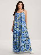 Vivid Groove Stretchy Adjustable Jumpsuit