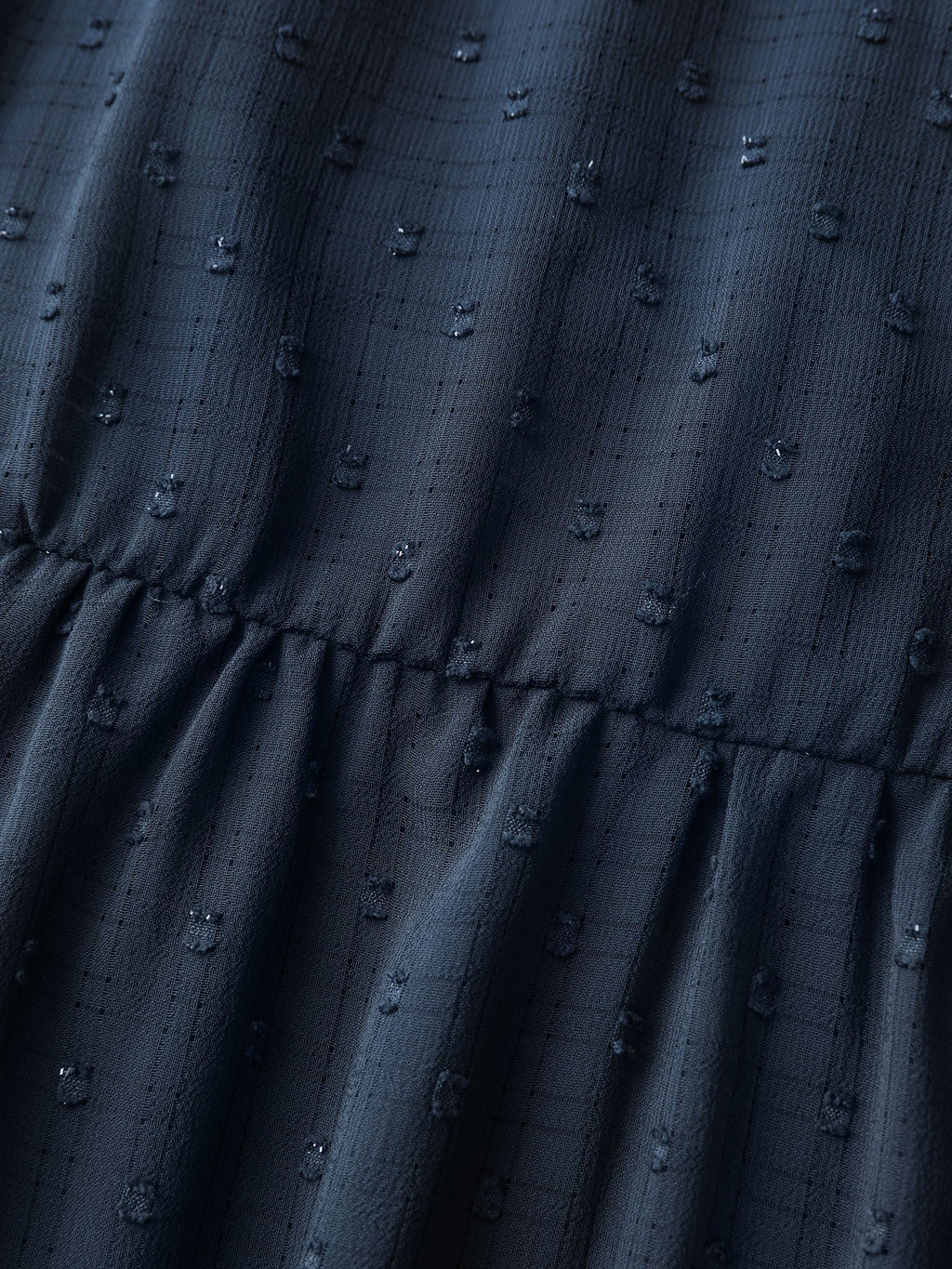 Textured Ruffled Sleeve Sheer Maxi Dress