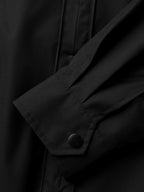 Pockets Zipper-Front Hooded Bomber Jacket