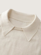 2 In 1 Shirt Collar Relaxed Fit Pullover