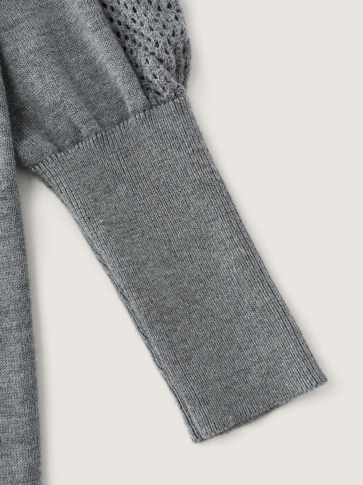 Textured Drop Shoulder Boat Neck Pullover