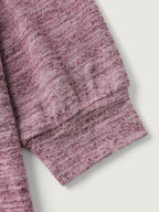 Colorblock Spliced Cross-Tie Sweatshirt