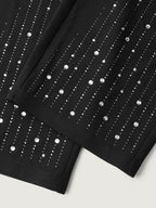 Stretchy Diamond Detail Hem Pants
