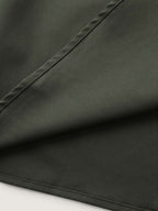 Oversized Tab Sleeve Open-Front Coat