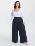 Pure Cotton Pleated Pockets Lounge Bottoms