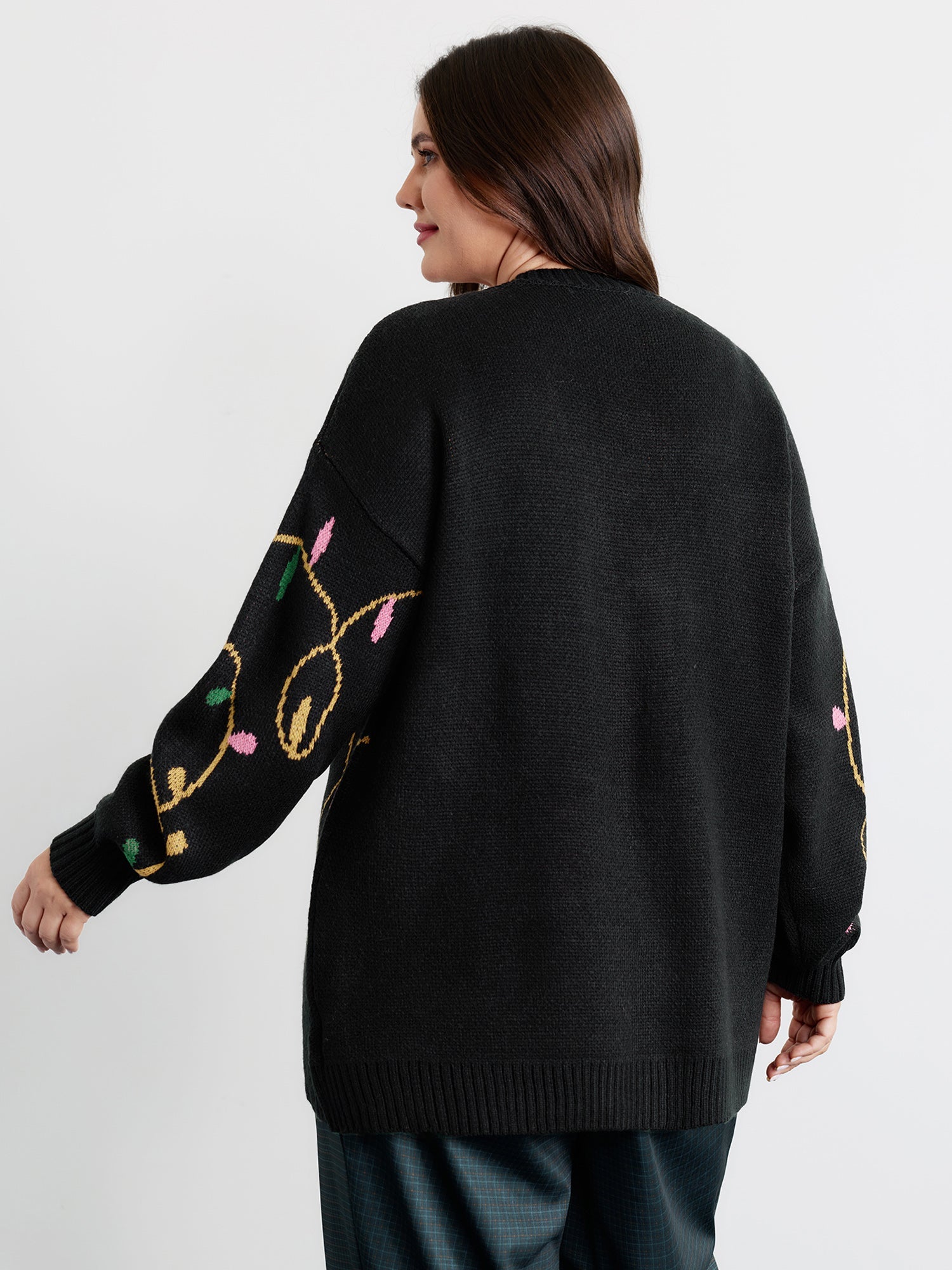 Merry Bright Button Knit Cardigan