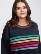 Supersoft Colorful Stripe Pullover