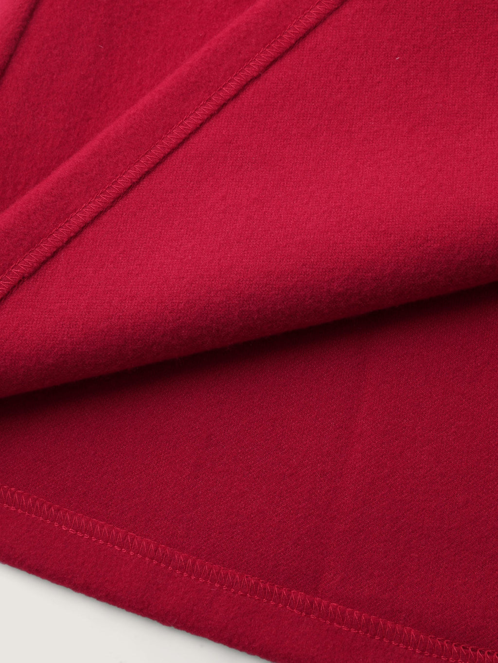 Ruffle Trim Waist-Defining Pockets Coat