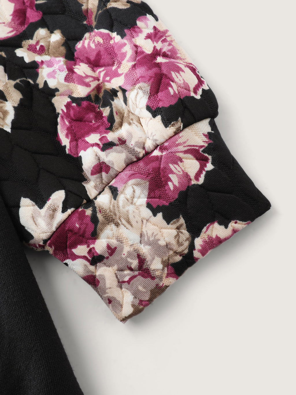 Floral Print Raglan Sleeve Sweatshirt