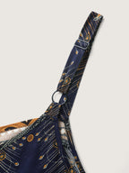 Boho Print Asymmetrical Hem Jumpsuit