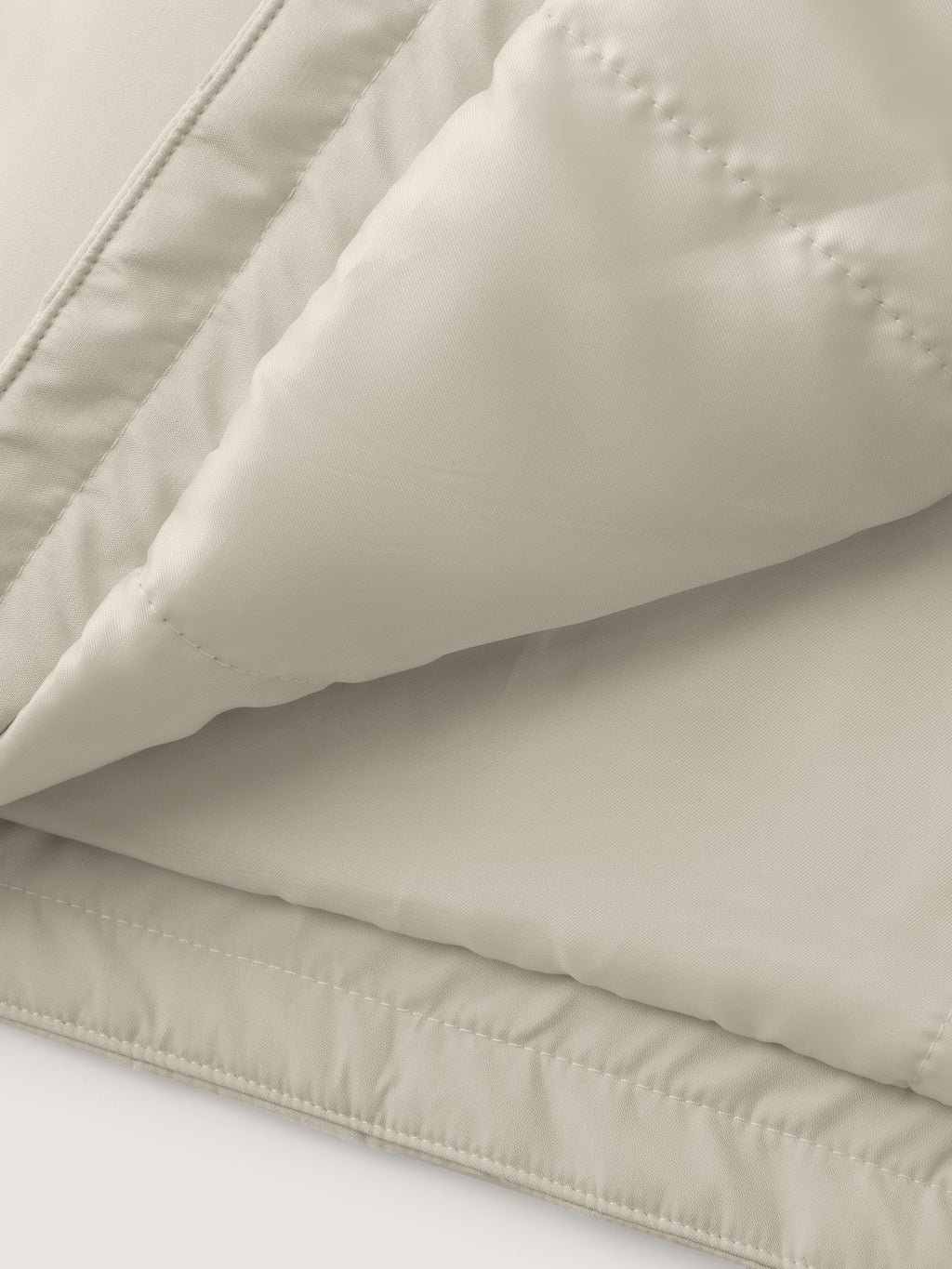 Hooded Drawstring Waist Quilted Jacket