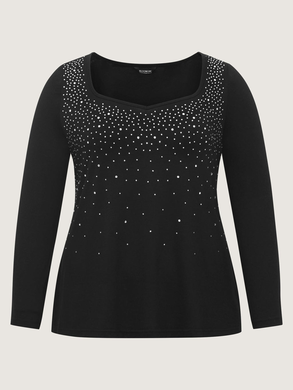 Sequin Stretchy Long Sleeve T-shirt