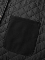 Pockets Contrast Puffer Parka