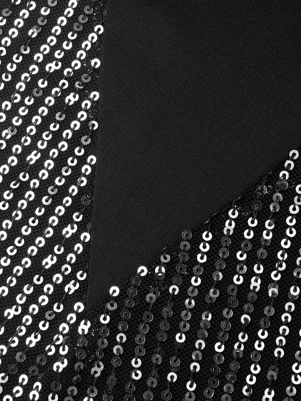 Shimmery Sequin V-Neck A-Line Tank Top