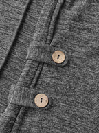 Stretchy Textured Button Detail Jacket