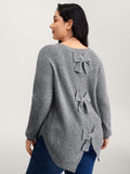 Back Bow Split Back Pullover