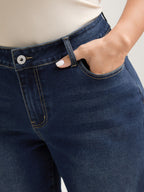 Retro Wash Straight-Leg Jeans