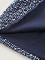 Tweed Color Contrast Blazer