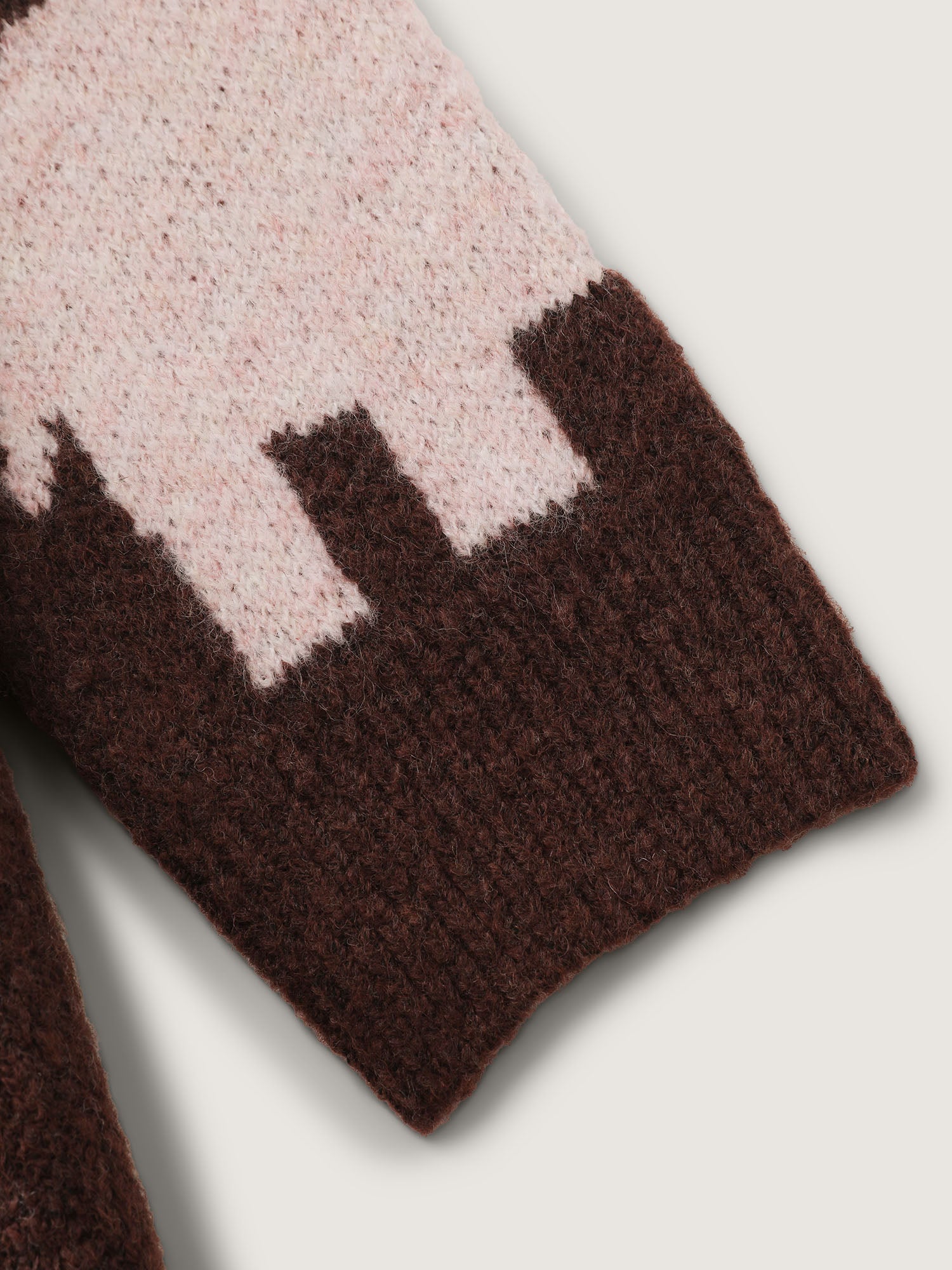 Elephant Pattern Jacquard Pullover