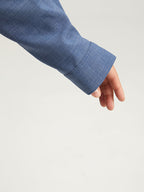 Plain Flap Pocket Zipper Lapel Collar Coat