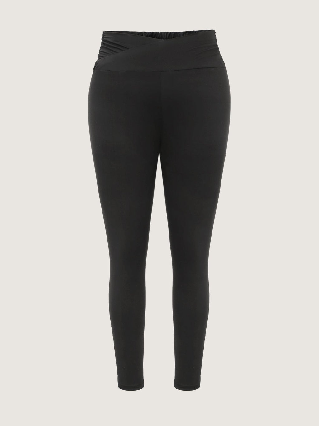 Stretchy Cross Waist Slim Fit Leggings