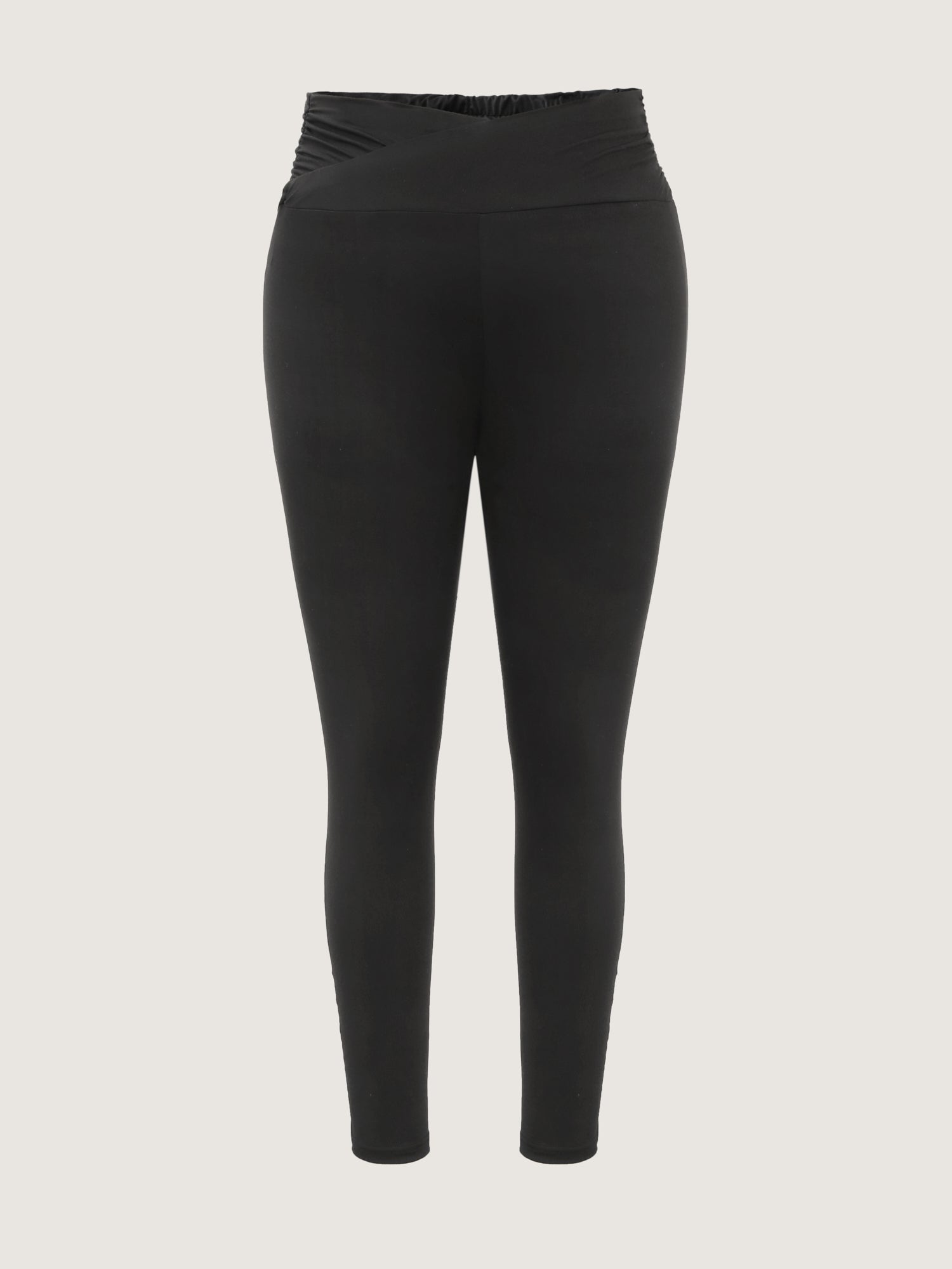 Stretchy Cross Waist Slim Fit Leggings