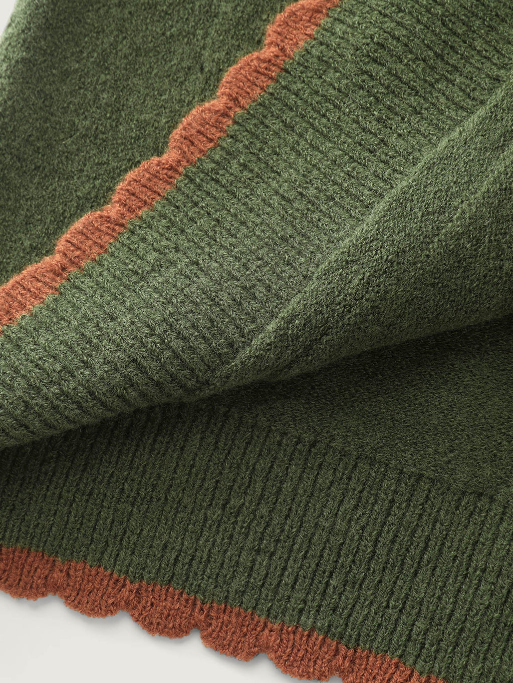 Holiday Fox Jacquard Pattern Knit Cardigan