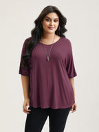 Supersoft Round Neck Plain T-Shirt