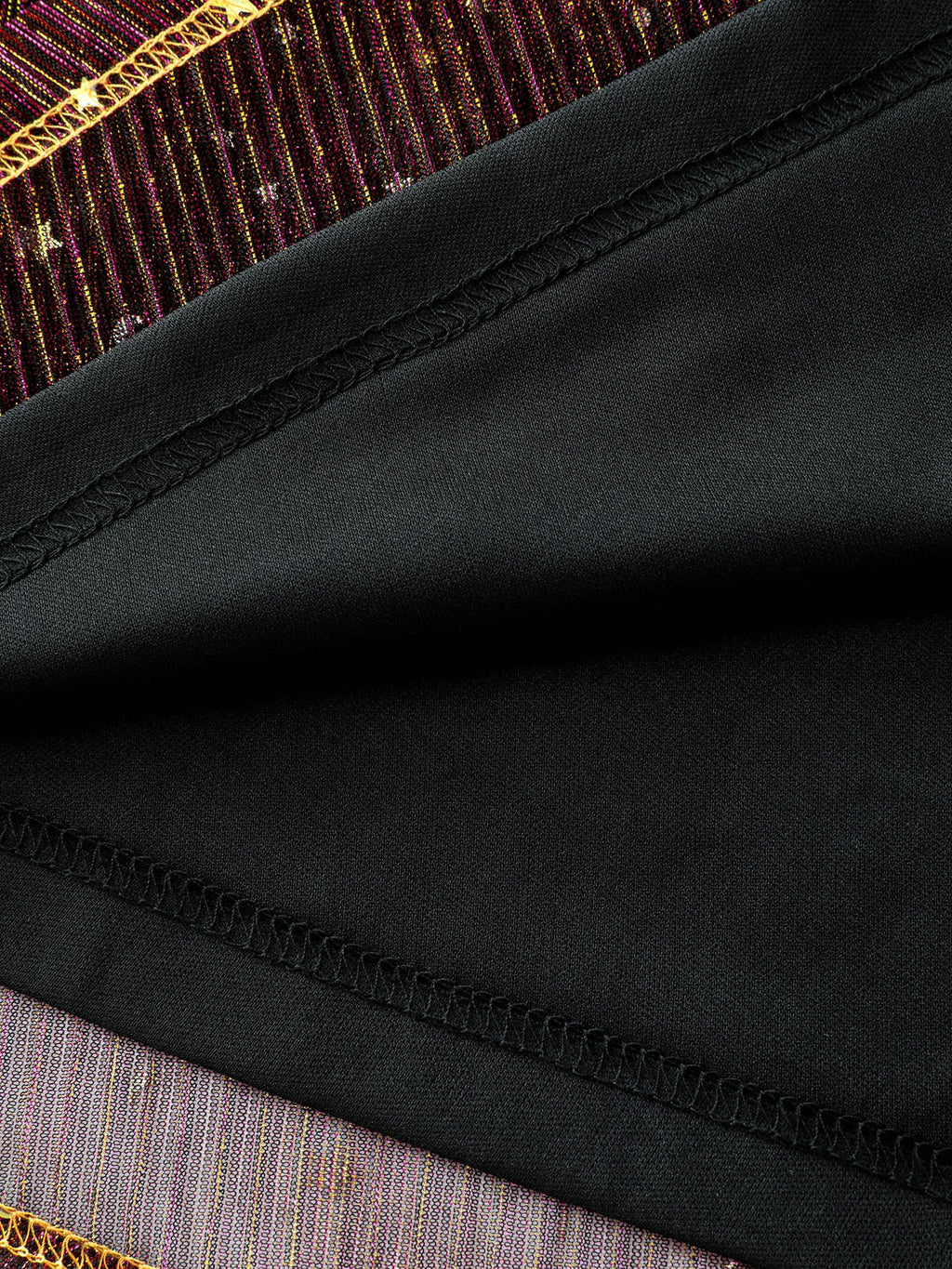 Starry Moon Sequin Button Mini Dress