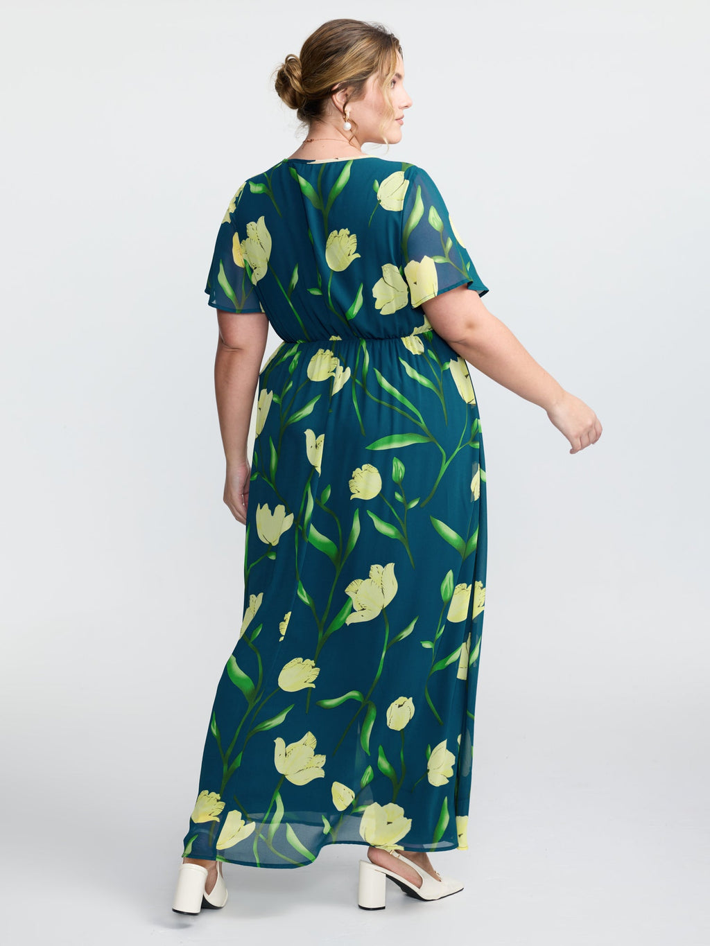 Hidden Zipper Floral Layered Pockets Jumpsuit