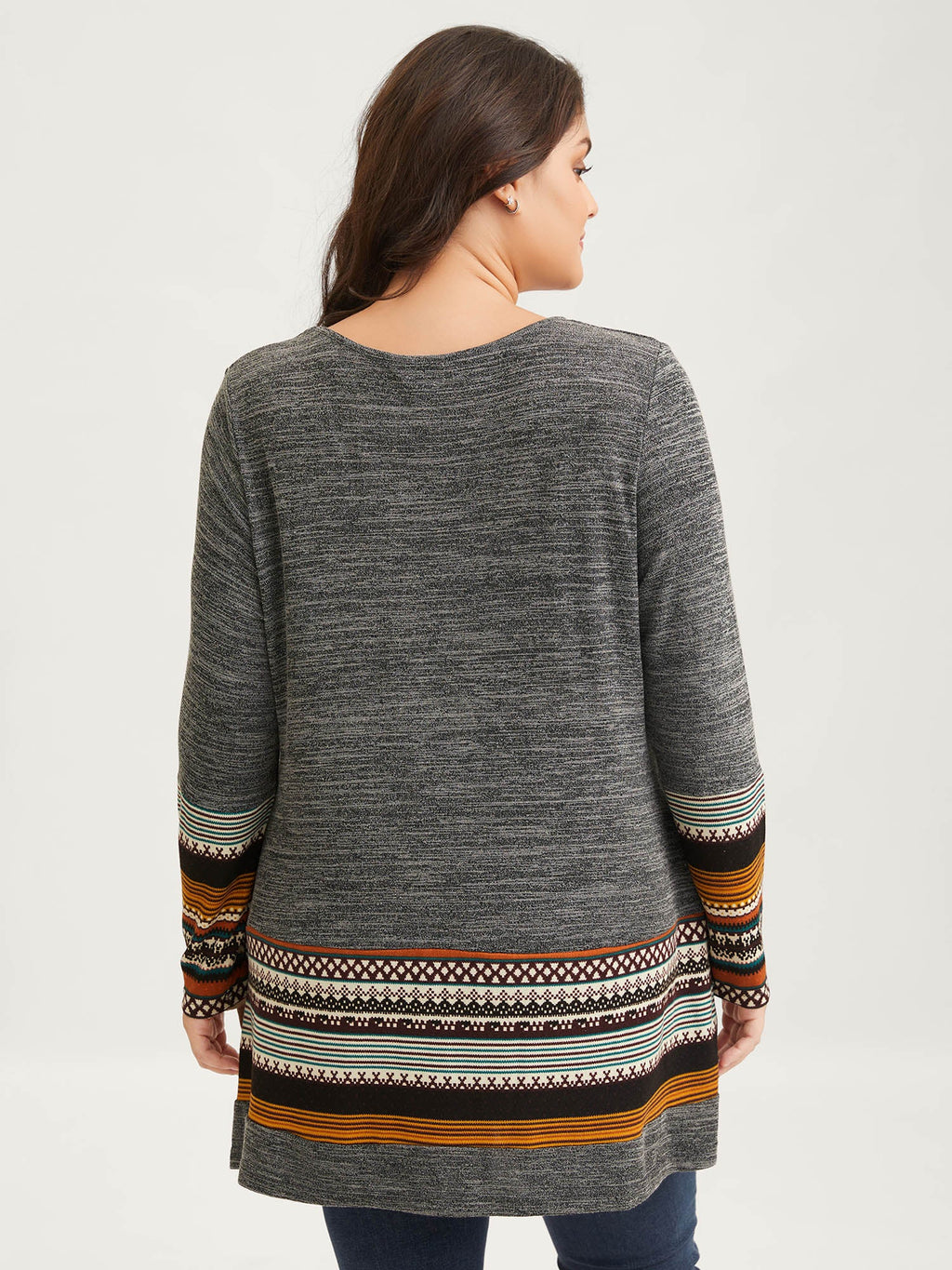 Tunic Boho Print Pocket T-shirt