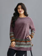 Tunic Boho Print Pocket T-shirt