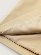 Adjustable Tab Sleeve Lined Trench Coat