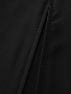 Sheer Lace V-Neck Shirred Waist Midi Dress