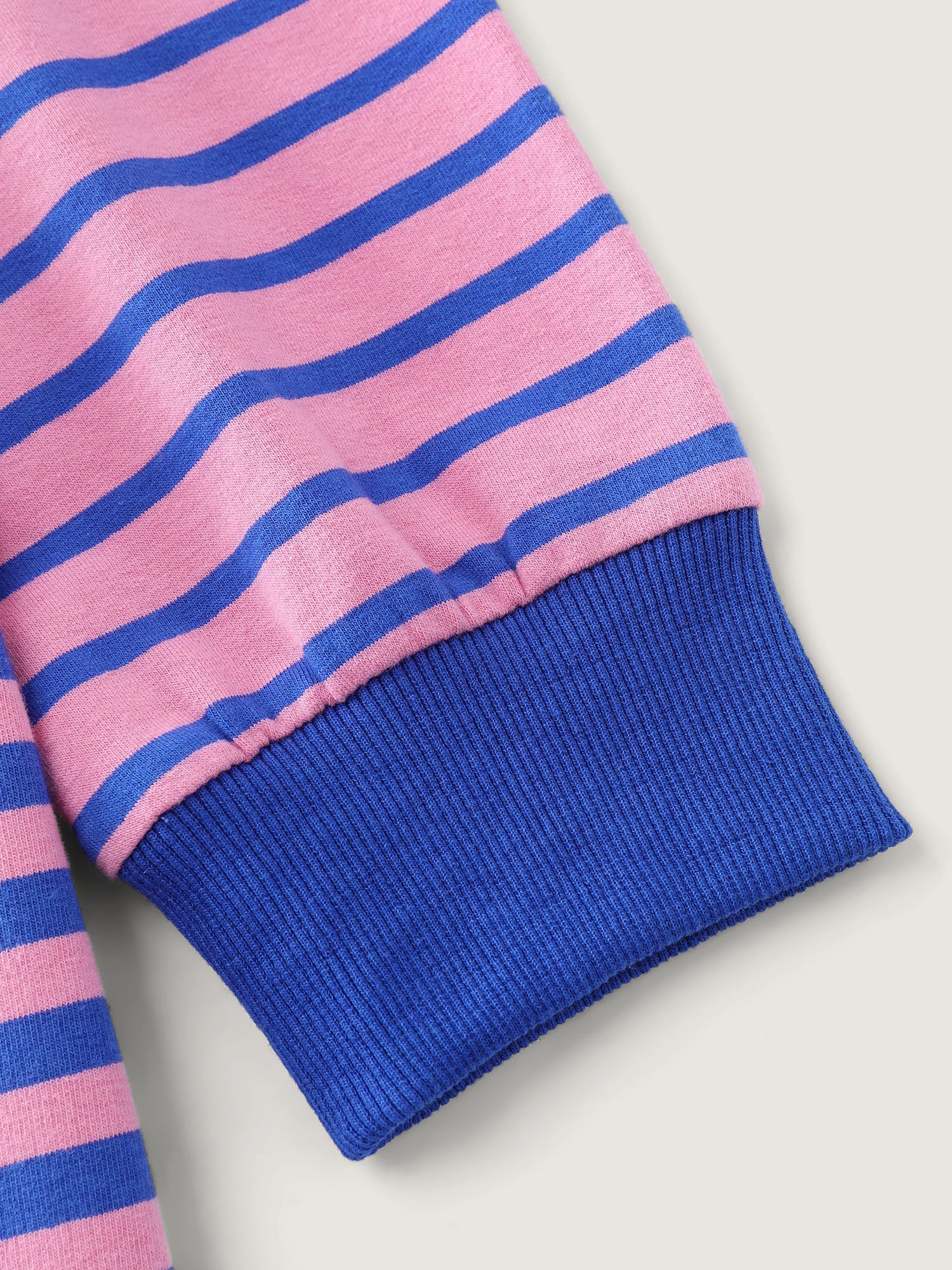 Pure Cotton Multicolor Stripe Sweatshirt