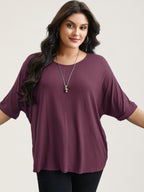 Supersoft Round Neck Plain T-Shirt