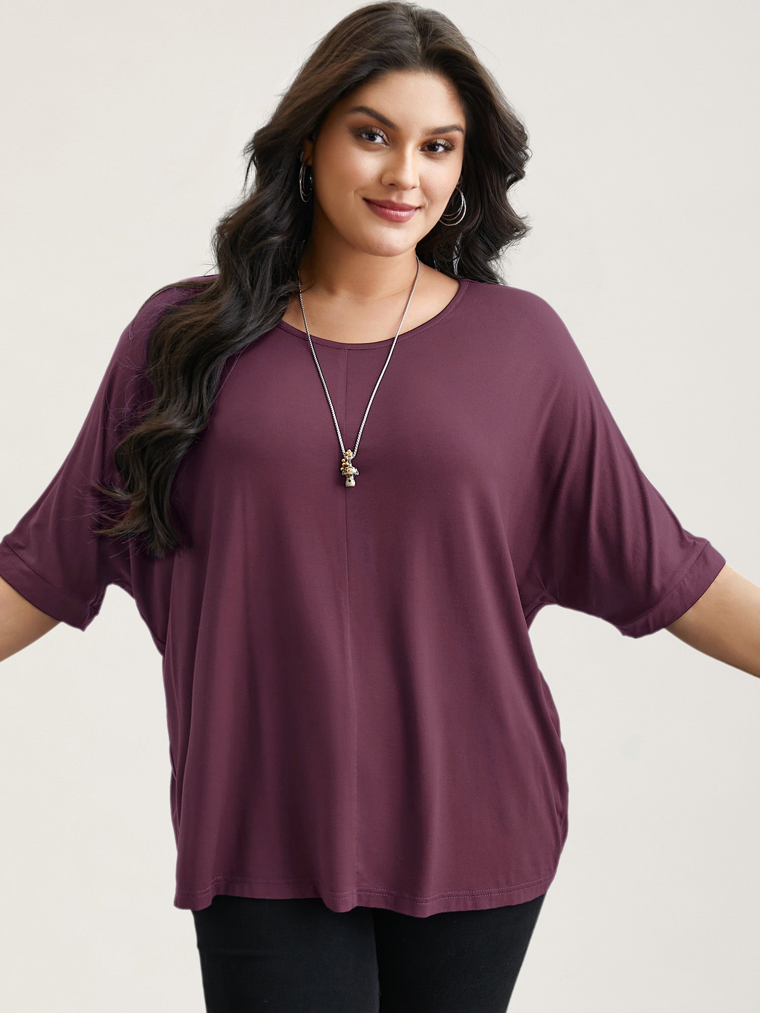 Supersoft Round Neck Plain T-Shirt