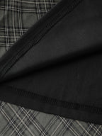 Diamond Print Neck Tie Midi Dress