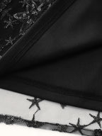 Shimmery Sequin Shirred Cuff Blouse