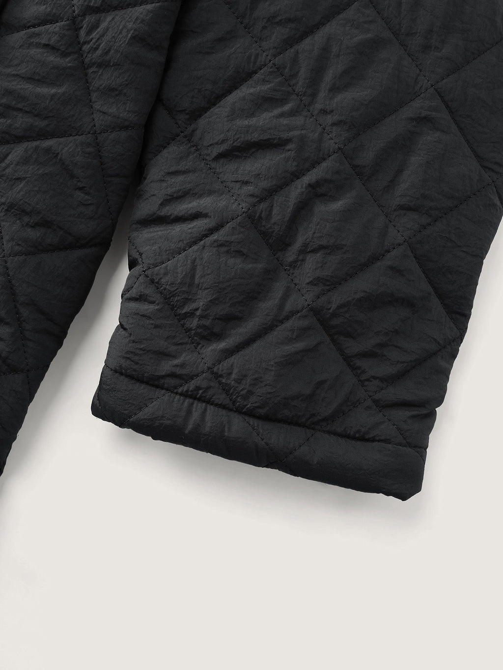 Quilted Adjustable Belt Solid Color Coat