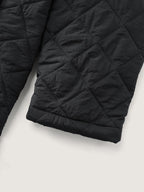 Quilted Adjustable Belt Solid Color Coat