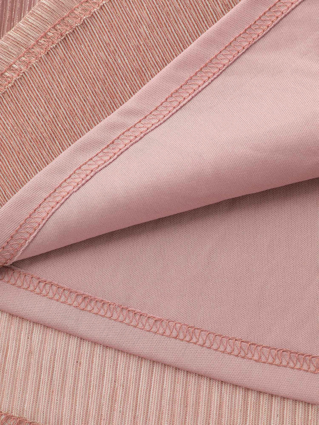 Color Gradient Pockets Belted Midi Dress