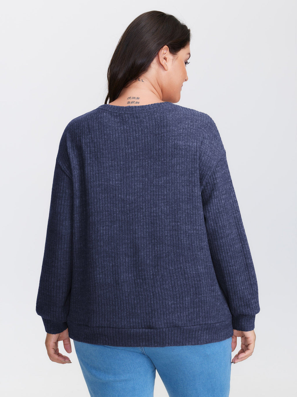 Happy Otter Embroidered Sweatshirt