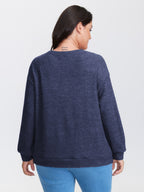 Happy Otter Embroidered Sweatshirt