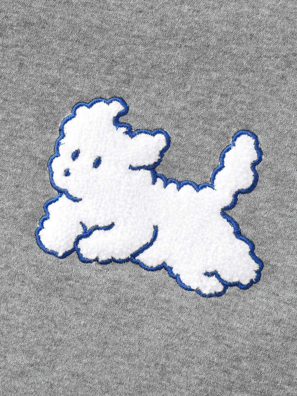 2-In-1 Puppy Embroidered Turtleneck Sweatshirt