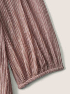 Color Gradient Textured Flowy Blouse