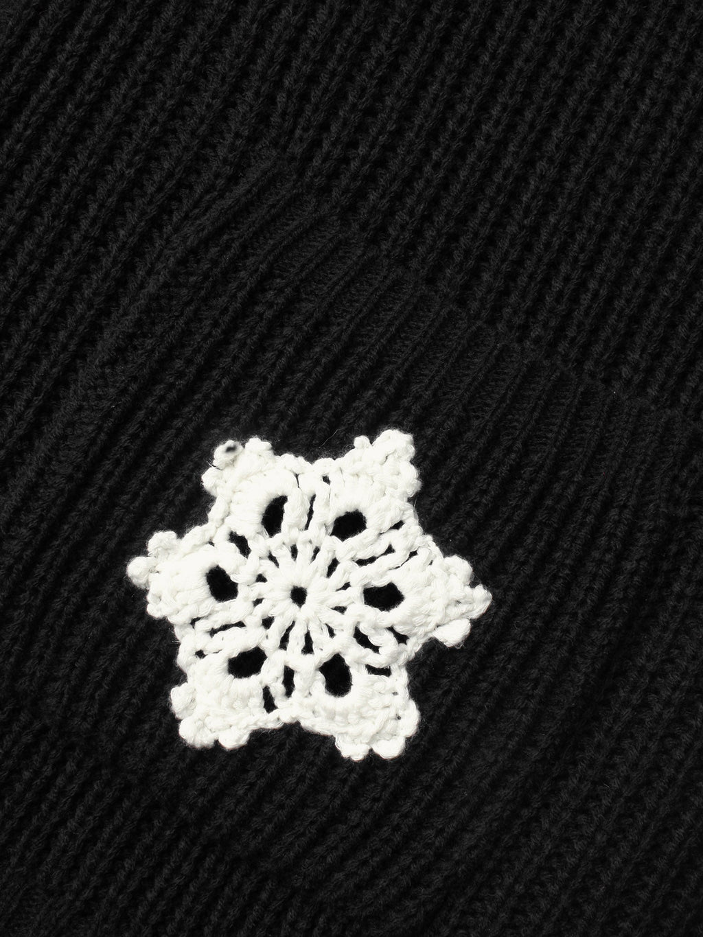 Snowflakes Embroidered  Open Cardigan