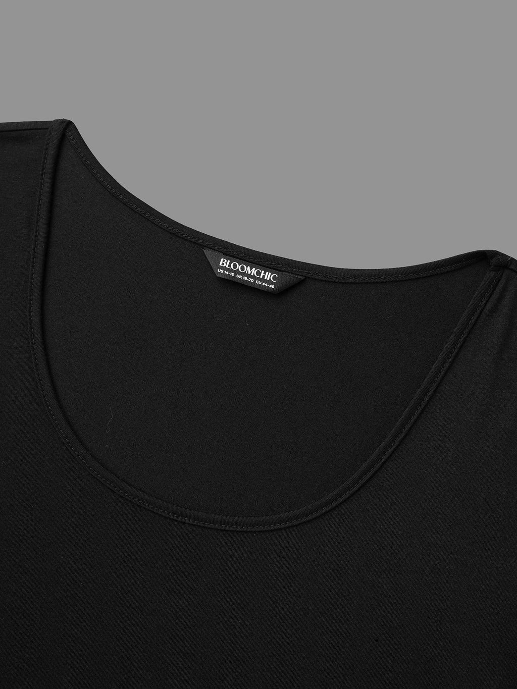 Ruffled Sleeve Round Neck Babydoll Top