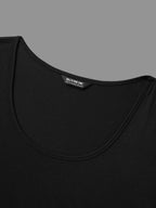 Ruffled Sleeve Round Neck Babydoll Top